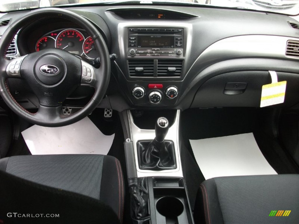 2009 Subaru Impreza WRX Wagon Carbon Black Dashboard Photo #52120687