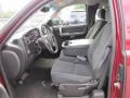 Ebony Black 2007 Chevrolet Silverado 1500 LT Extended Cab Interior Color