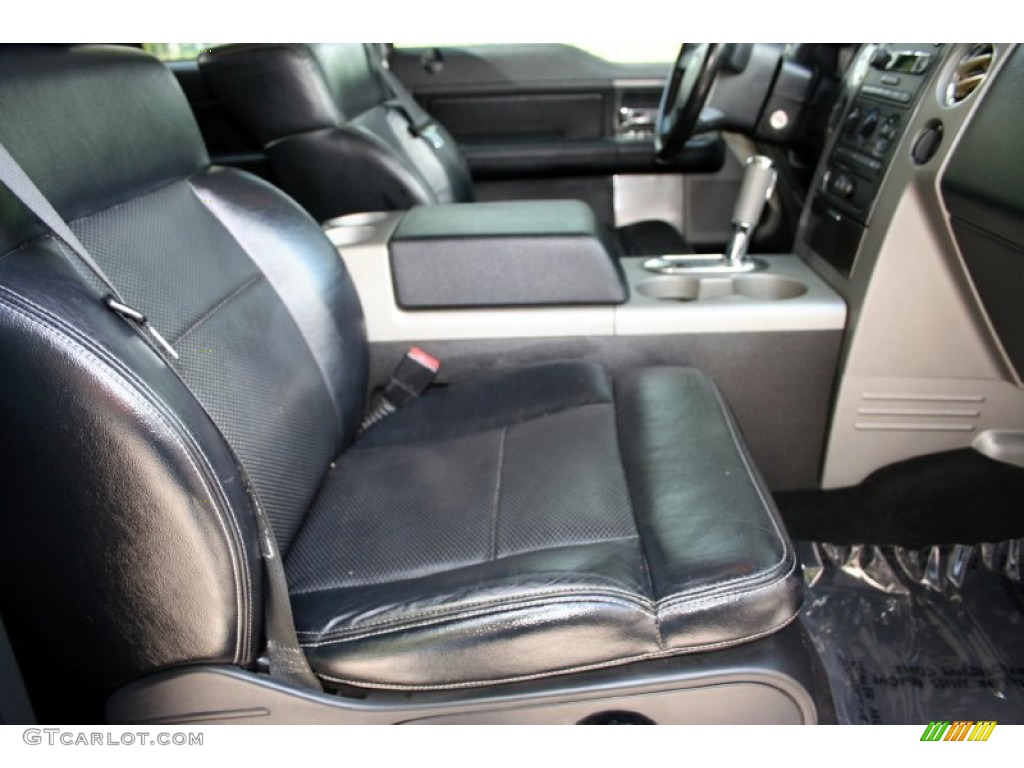 2004 F150 FX4 SuperCab 4x4 - Silver Metallic / Black photo #36