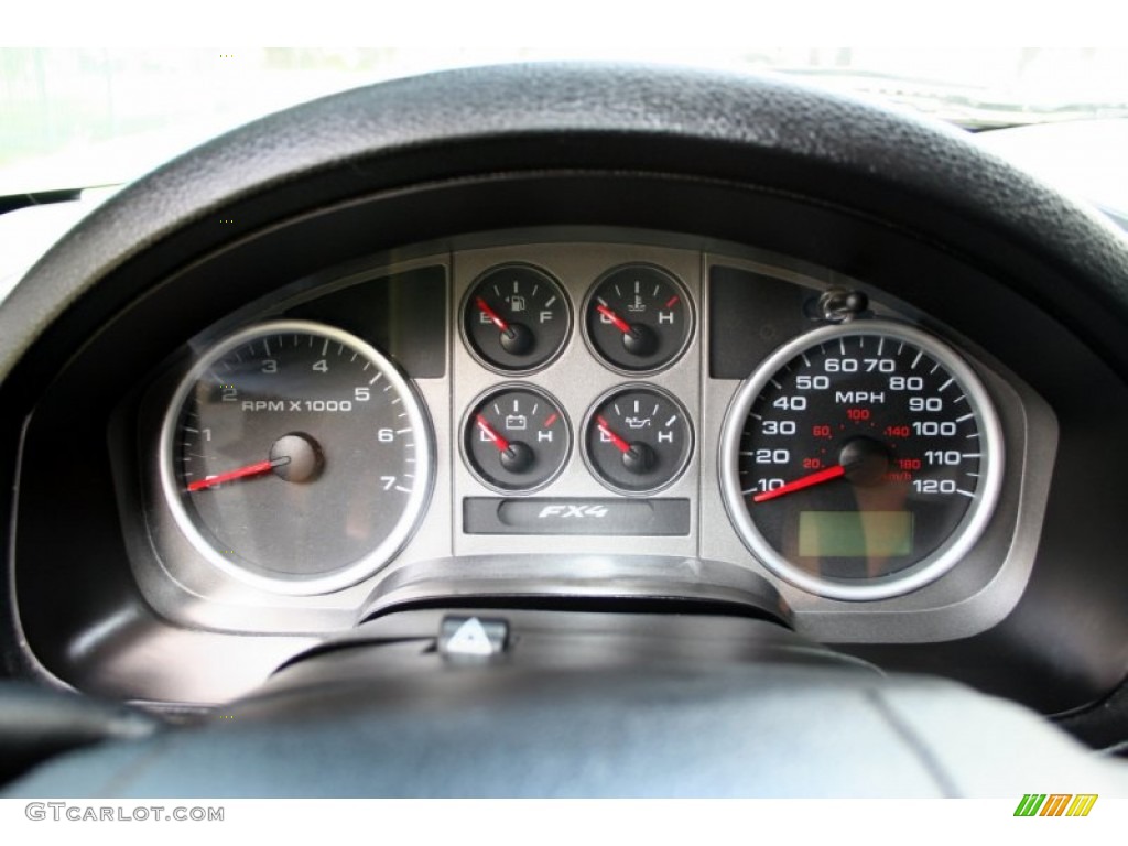 2004 F150 FX4 SuperCab 4x4 - Silver Metallic / Black photo #58