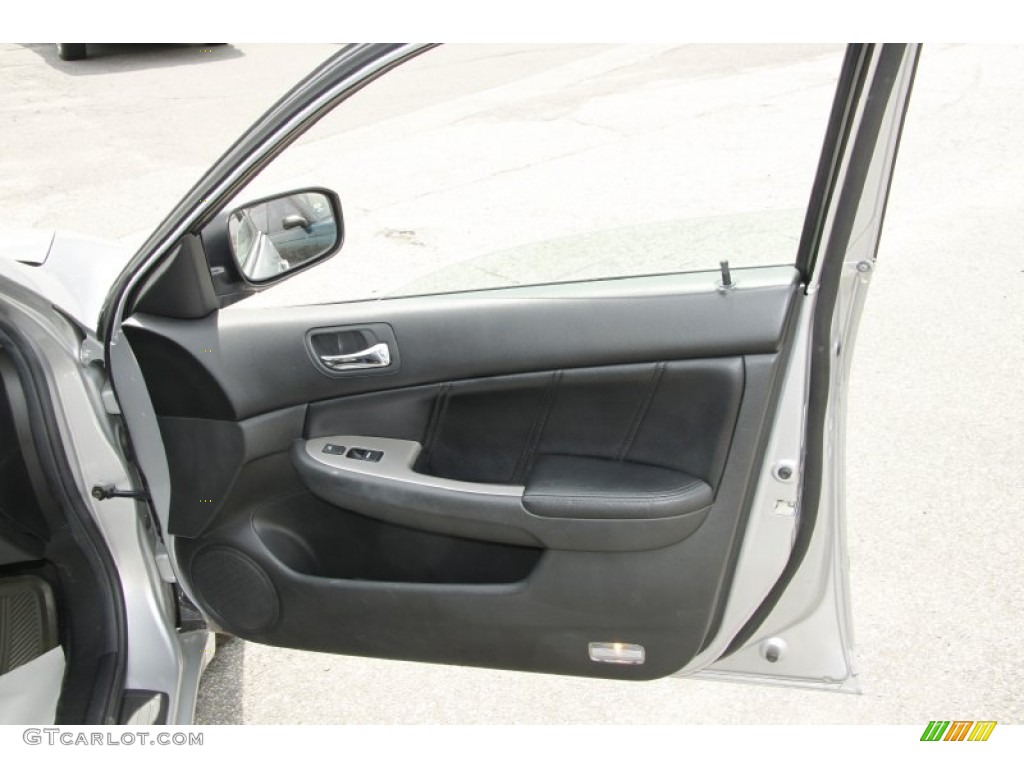 2007 Honda Accord EX-L Sedan Black Door Panel Photo #52123987