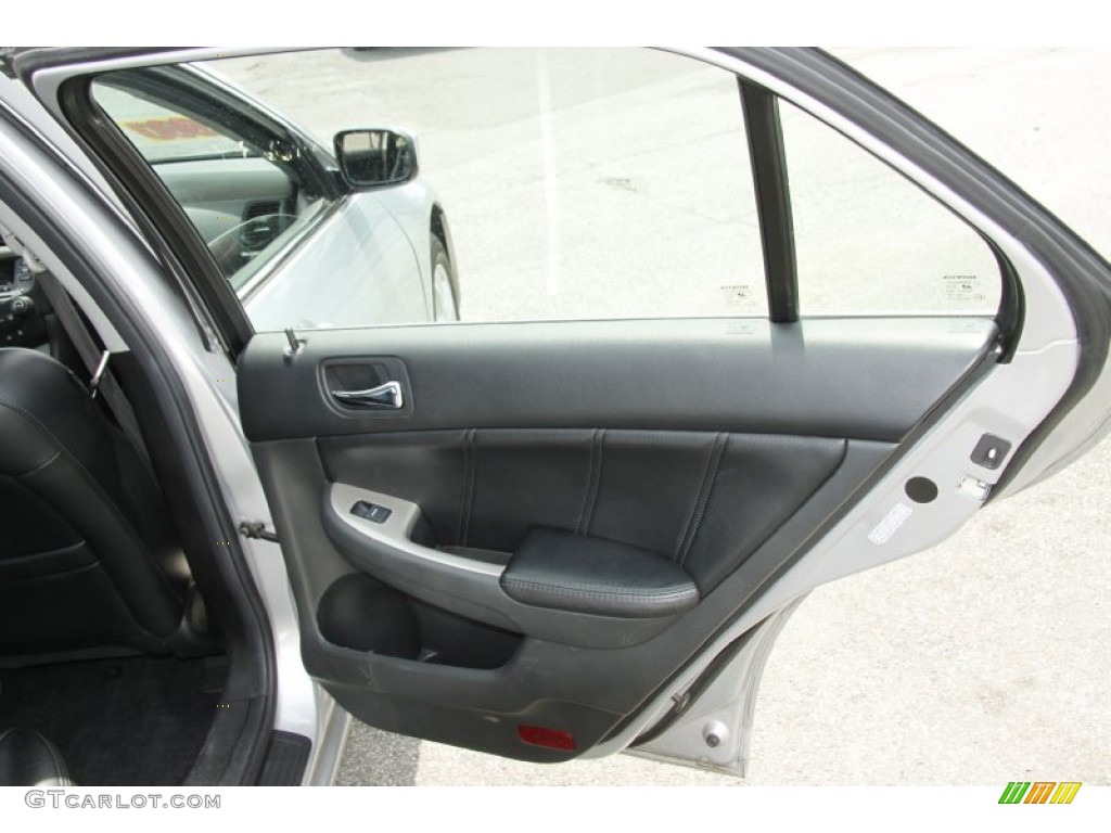 2007 Honda Accord EX-L Sedan Black Door Panel Photo #52124002