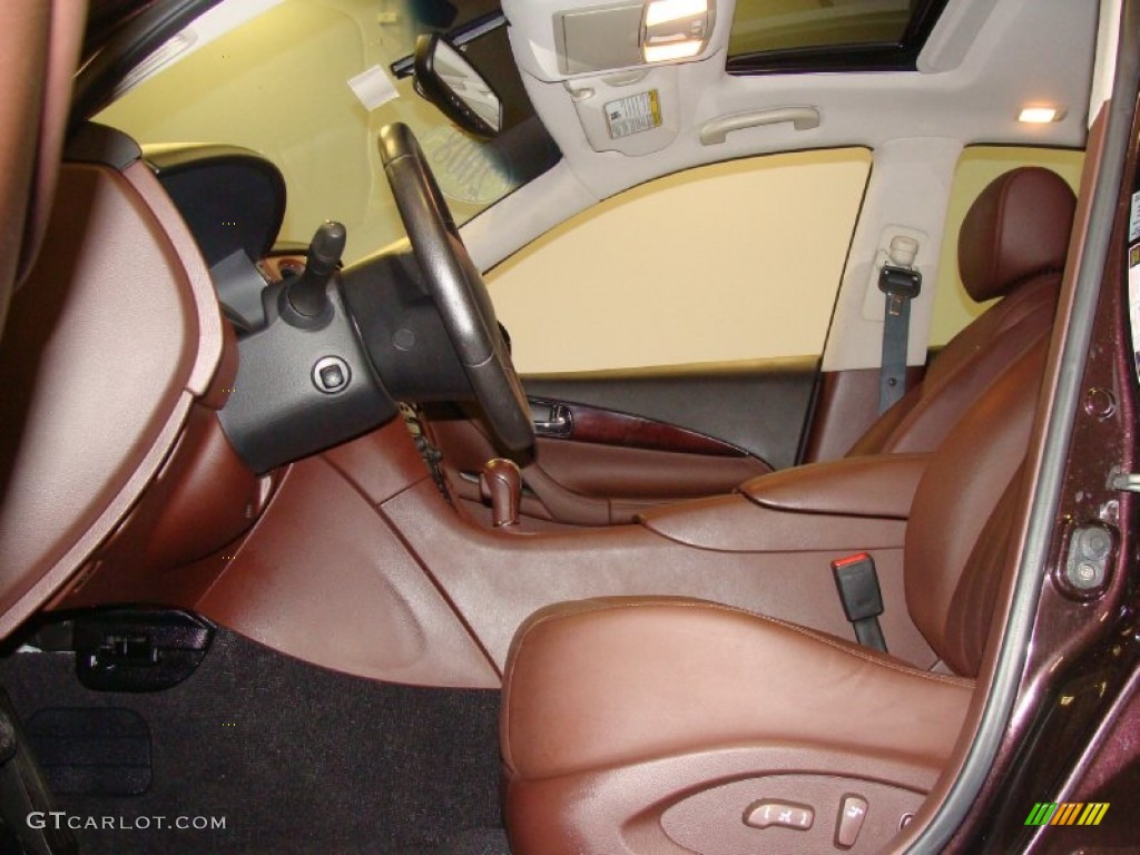 Chestnut Interior 2008 Infiniti EX 35 Journey AWD Photo #52124008