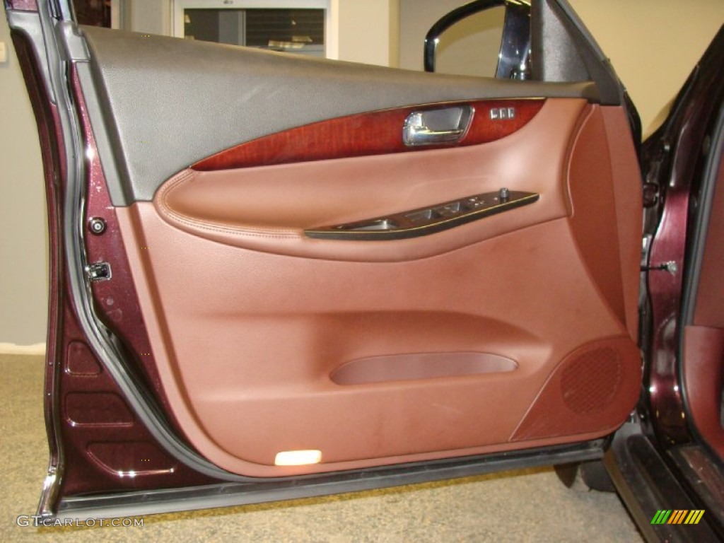 2008 Infiniti EX 35 Journey AWD Chestnut Door Panel Photo #52124023