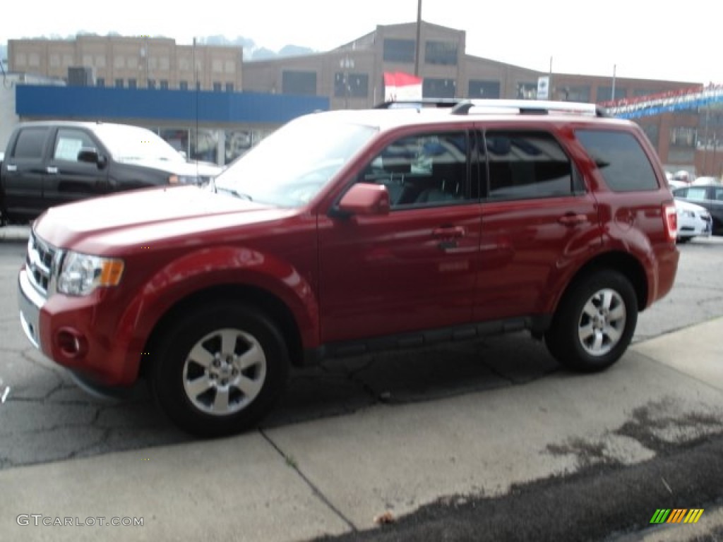 2009 Escape Limited V6 4WD - Sangria Red Metallic / Charcoal photo #5