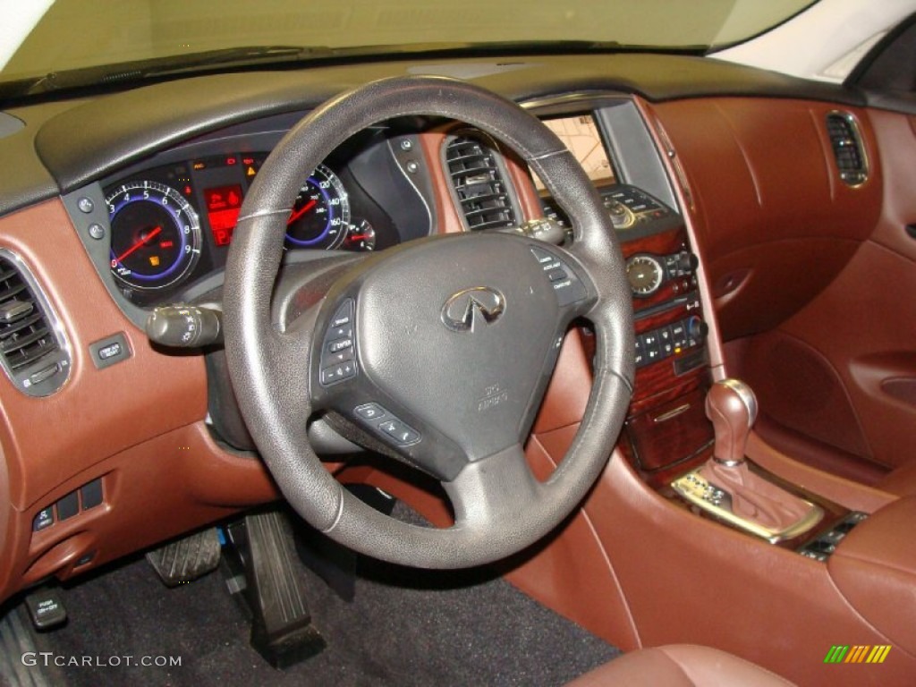 2008 Infiniti EX 35 Journey AWD Chestnut Dashboard Photo #52124086