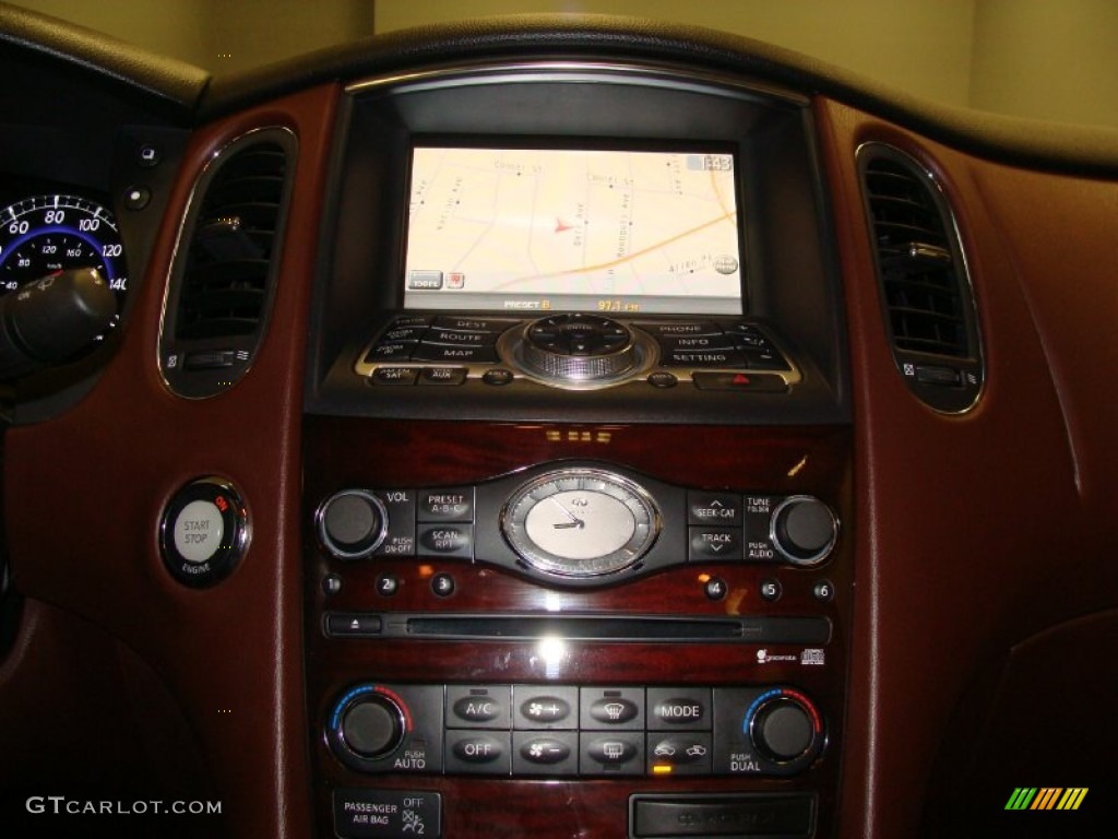 2008 EX 35 Journey AWD - Dark Currant Red / Chestnut photo #22
