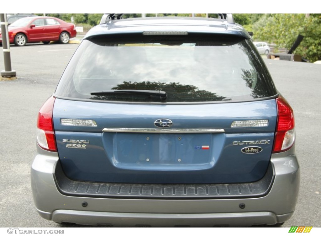 2008 Outback 2.5i Limited L.L.Bean Edition - Newport Blue Pearl / Warm Ivory photo #7