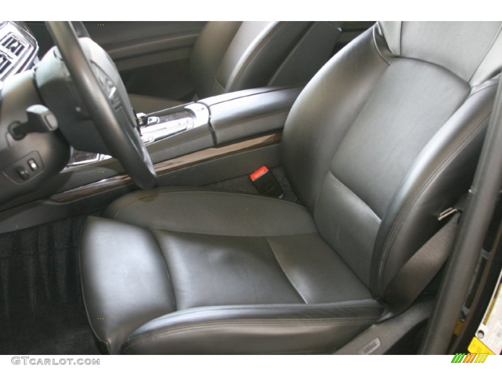 Black Interior 2011 BMW 7 Series 750Li Sedan Photo #52124251