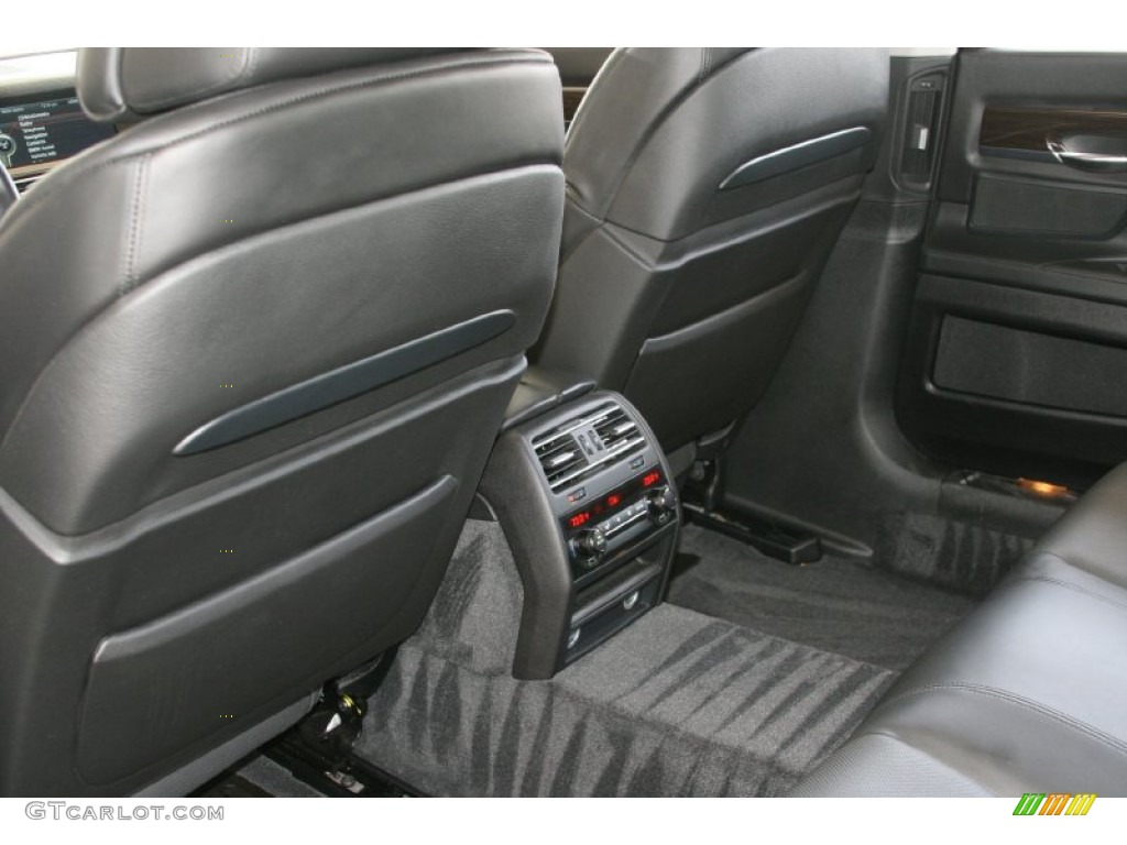 Black Interior 2011 BMW 7 Series 750Li Sedan Photo #52124473