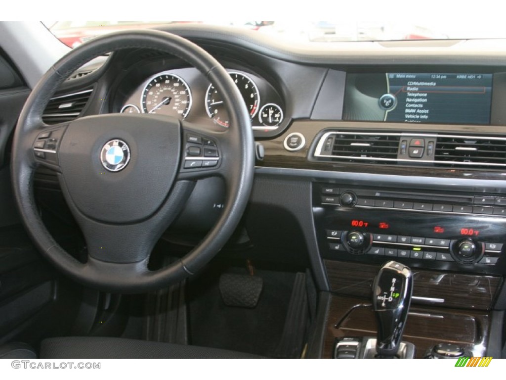 2011 BMW 7 Series 750Li Sedan Black Dashboard Photo #52124506