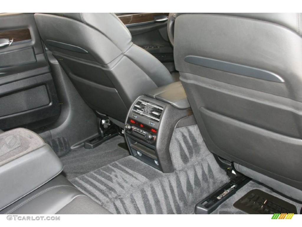 Black Interior 2011 BMW 7 Series 750Li Sedan Photo #52124593