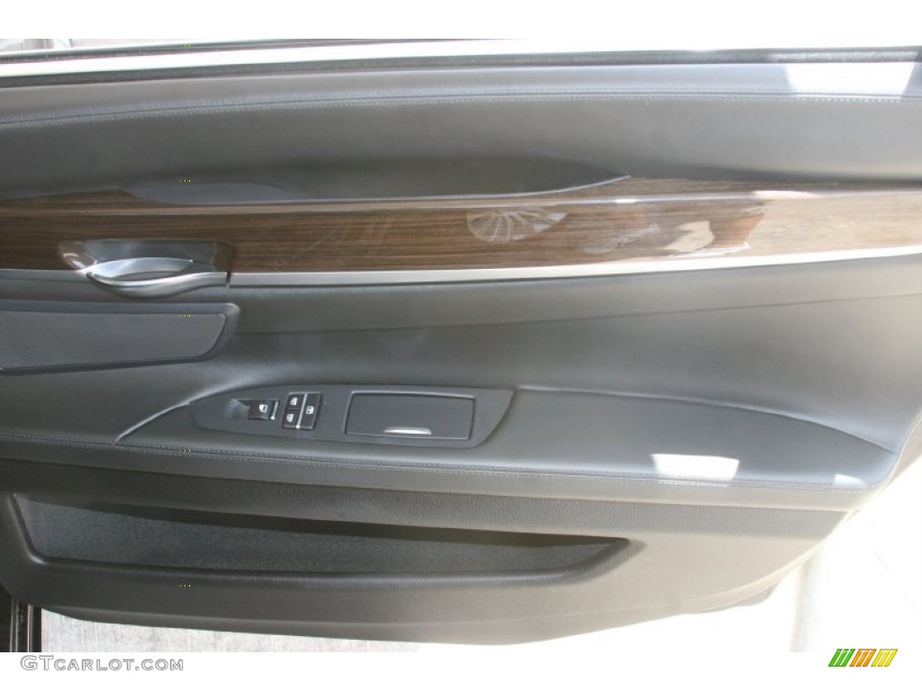 2011 BMW 7 Series 750Li Sedan Black Door Panel Photo #52124608