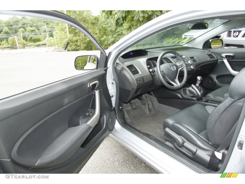 Black Interior 2008 Honda Civic EX-L Coupe Photo #52124974