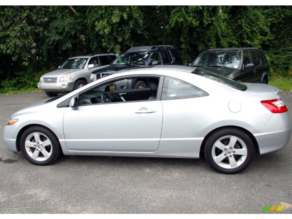 Alabaster Silver Metallic 2008 Honda Civic EX-L Coupe Exterior Photo #52125004