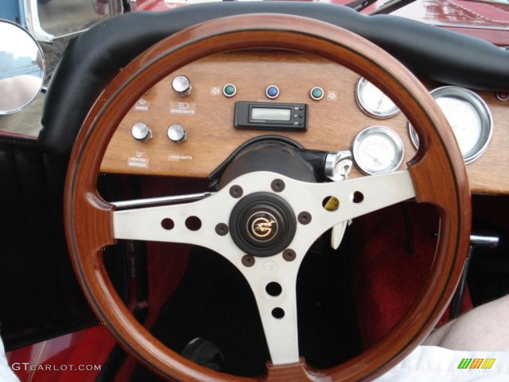 1976 Classic Motor Carriages Gazelle Mercedes-Benz SSK Roadster Replica Black Steering Wheel Photo #52125010