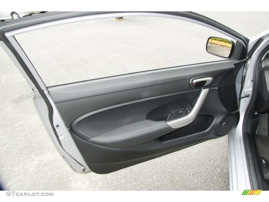 2008 Honda Civic EX-L Coupe Black Door Panel Photo #52125040