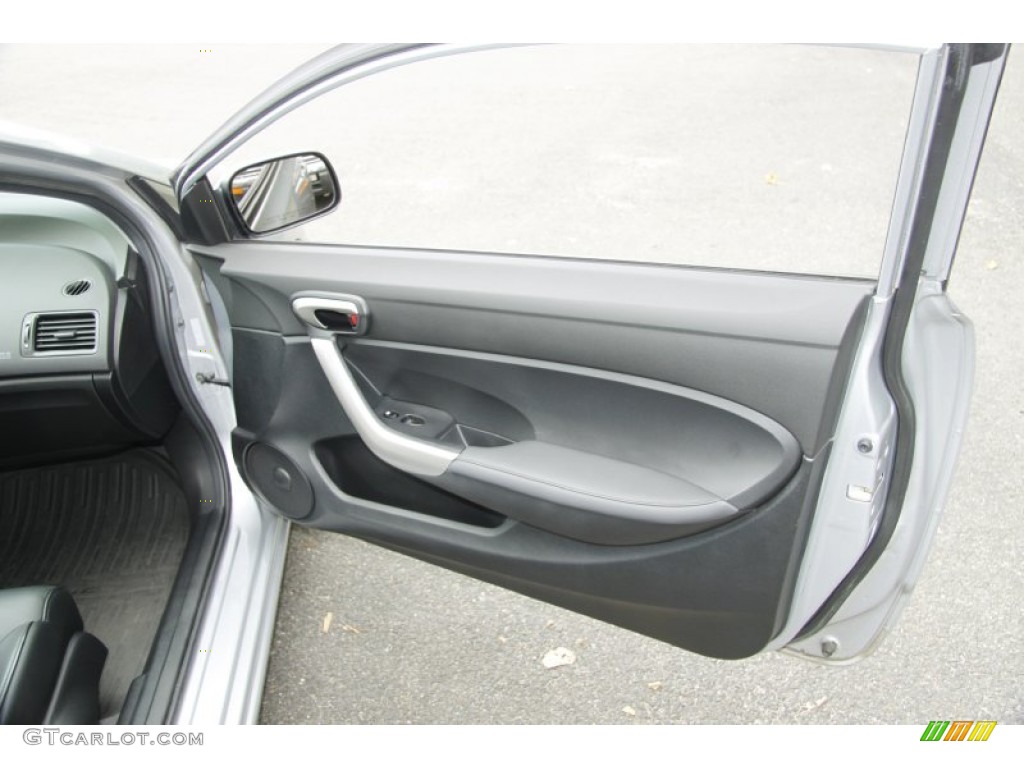 2008 Honda Civic EX-L Coupe Black Door Panel Photo #52125052