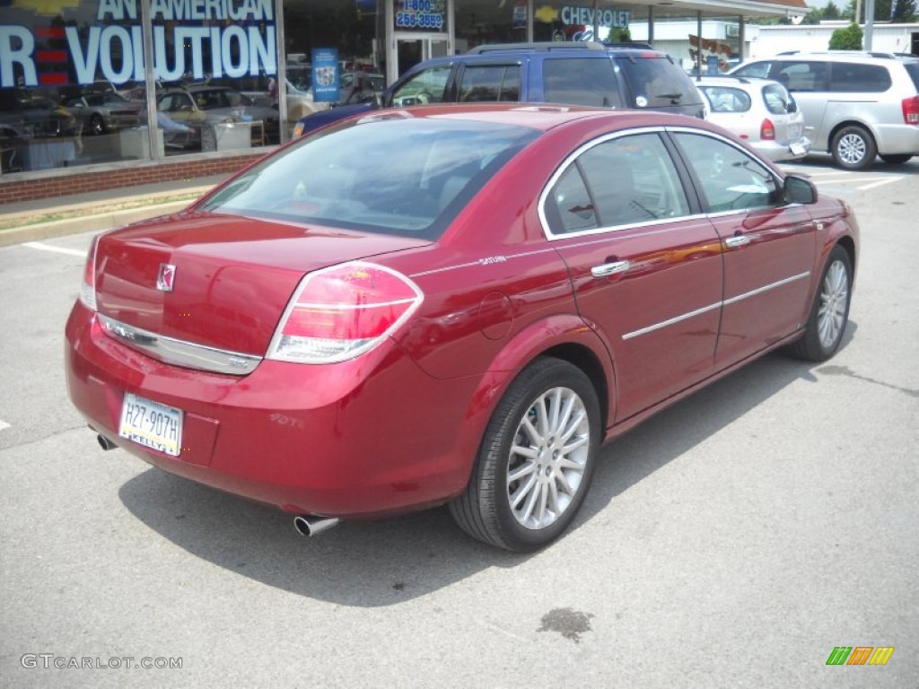 2008 Aura XR - Red Jewel / Gray photo #3