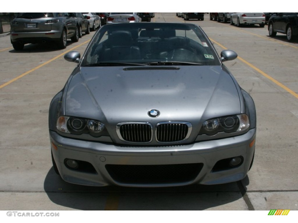 2006 M3 Convertible - Silver Grey Metallic / Black photo #13