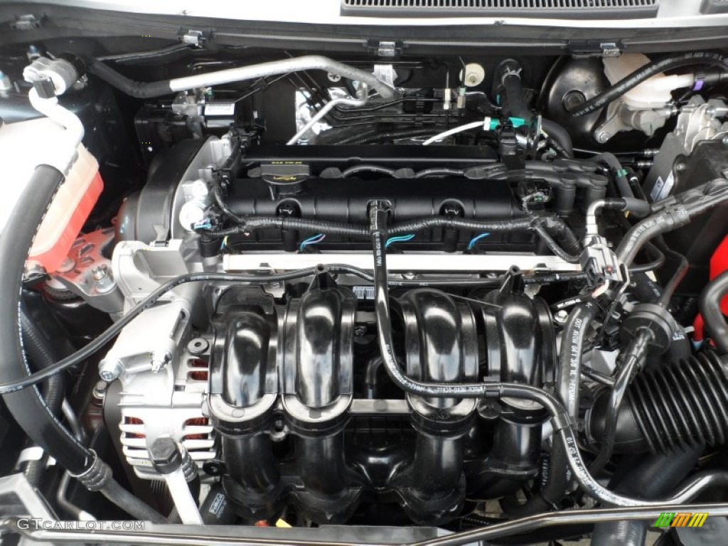 2011 Ford Fiesta S Sedan 1.6 Liter DOHC 16-Valve Ti-VCT Duratec 4 Cylinder Engine Photo #52127848