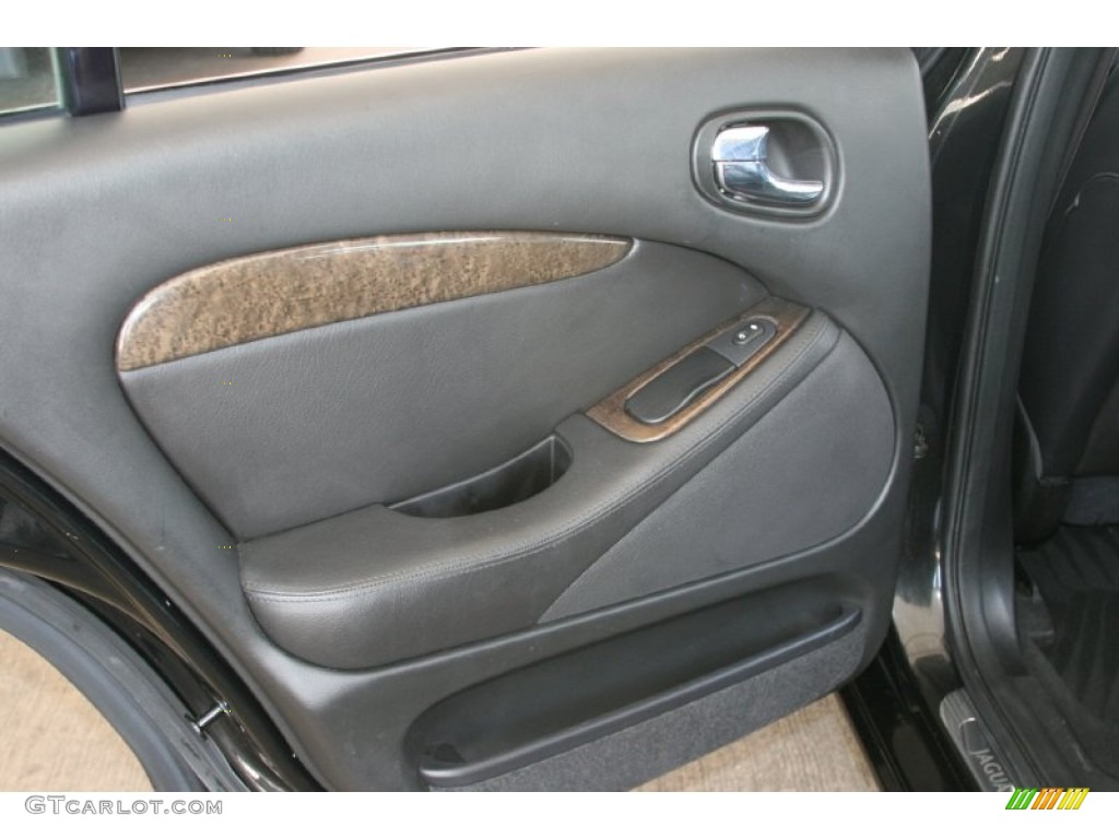 2003 Jaguar S-Type 4.2 Charcoal Door Panel Photo #52128250