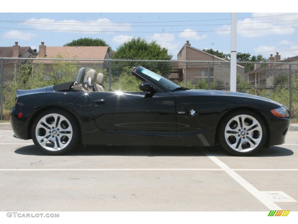 Jet Black 2004 BMW Z4 3.0i Roadster Exterior Photo #52128568