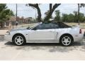 2000 Silver Metallic Ford Mustang GT Convertible  photo #16