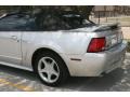 2000 Silver Metallic Ford Mustang GT Convertible  photo #17