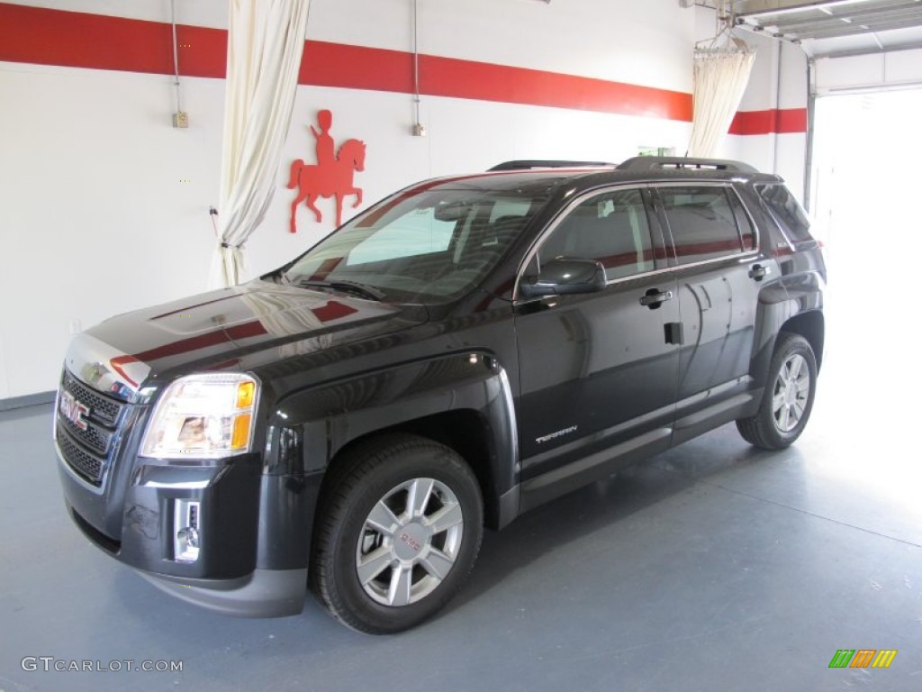 2011 Terrain SLE - Carbon Black Metallic / Jet Black photo #1