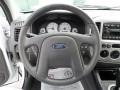 Medium/Dark Flint 2007 Ford Escape XLT V6 Steering Wheel