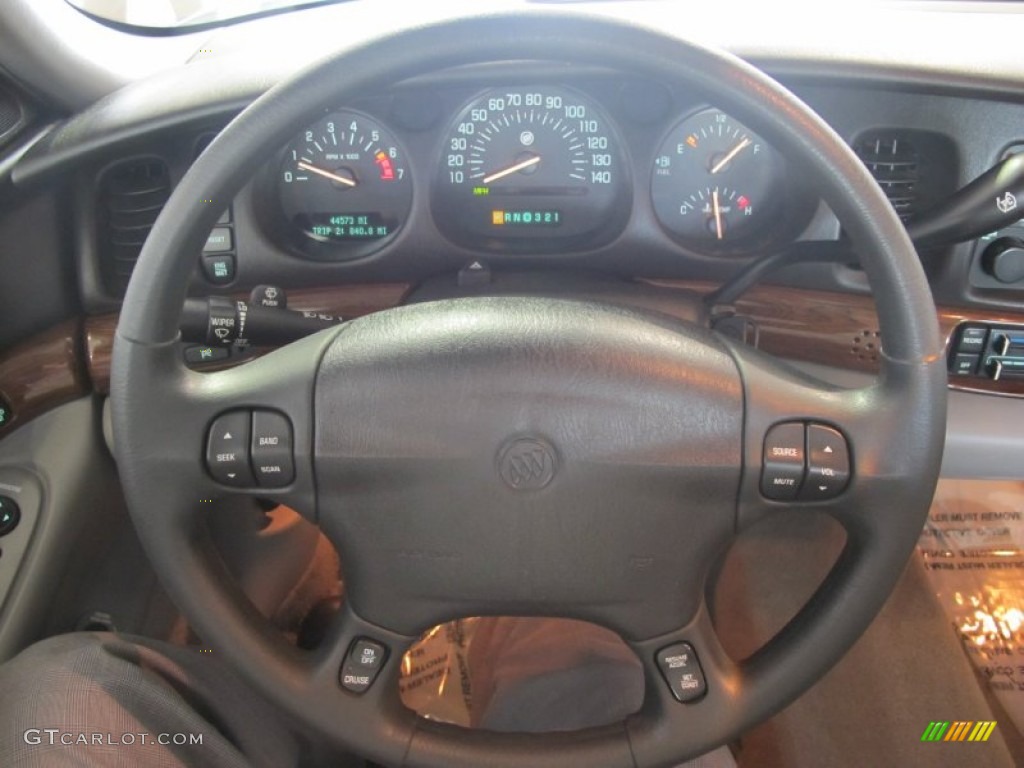 2005 Buick LeSabre Custom Gray Steering Wheel Photo #52131724