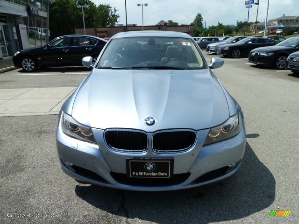 2011 3 Series 328i xDrive Sports Wagon - Blue Water Metallic / Beige photo #8