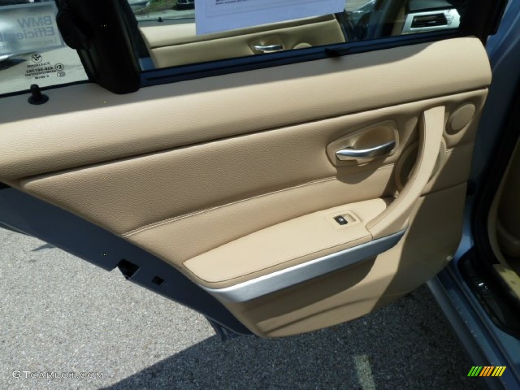 2011 3 Series 328i xDrive Sports Wagon - Blue Water Metallic / Beige photo #13