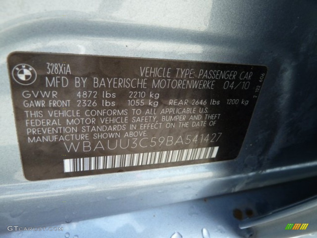 2011 3 Series 328i xDrive Sports Wagon - Blue Water Metallic / Beige photo #19