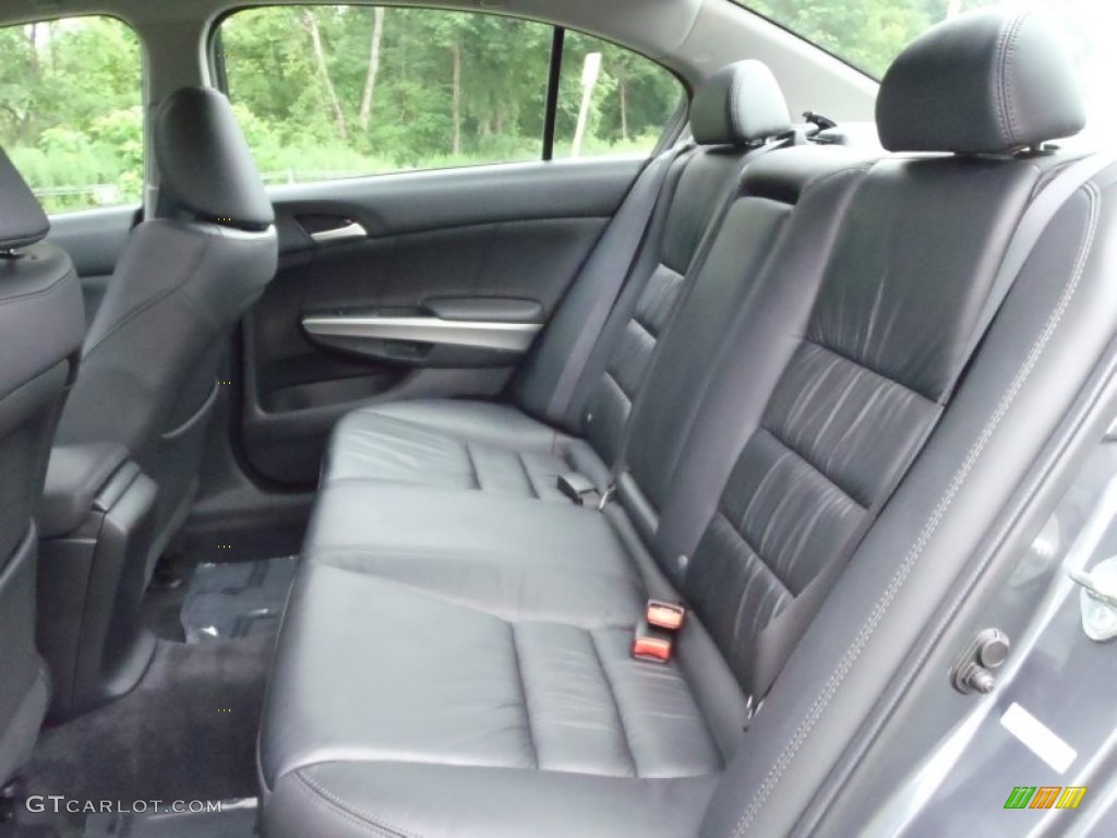 Gray Interior 2009 Honda Accord EX-L V6 Sedan Photo #52132342