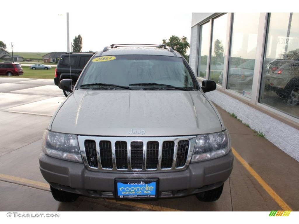 2003 Grand Cherokee Laredo 4x4 - Light Pewter Metallic / Taupe photo #3