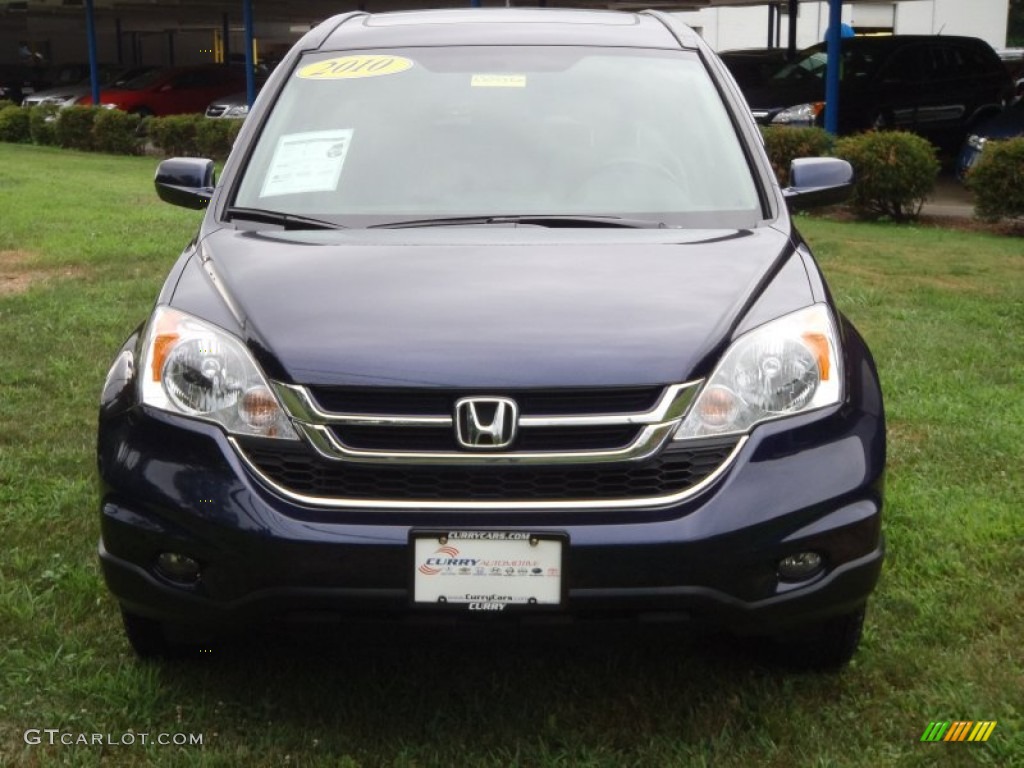 2010 CR-V EX-L AWD - Royal Blue Pearl / Gray photo #3