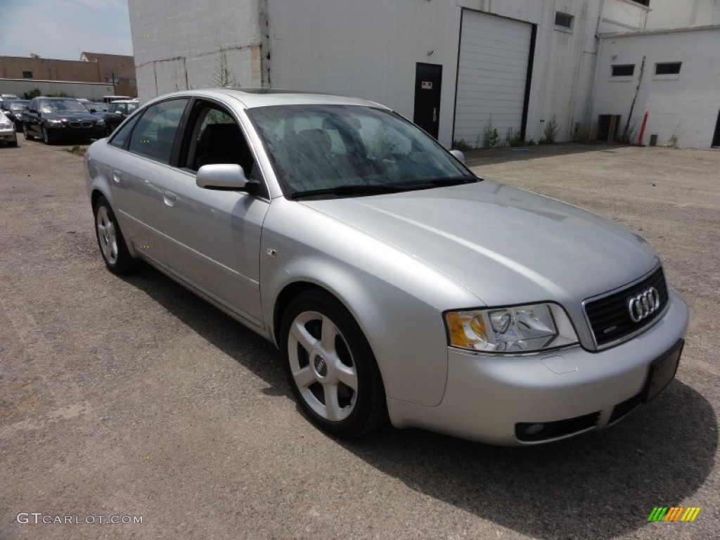 Light Silver Metallic 2004 Audi A6 2.7T quattro Sedan Exterior Photo #52133443