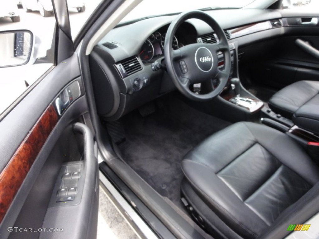 Ebony Interior 2004 Audi A6 2.7T quattro Sedan Photo #52133566