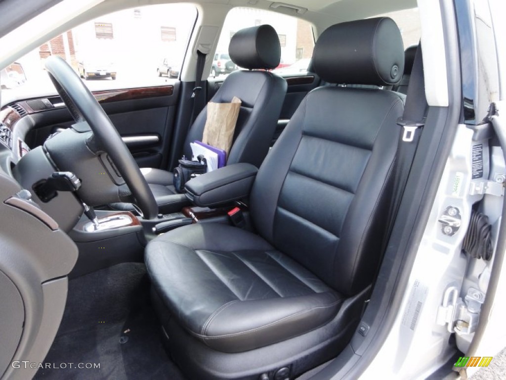 Ebony Interior 2004 Audi A6 2.7T quattro Sedan Photo #52133626