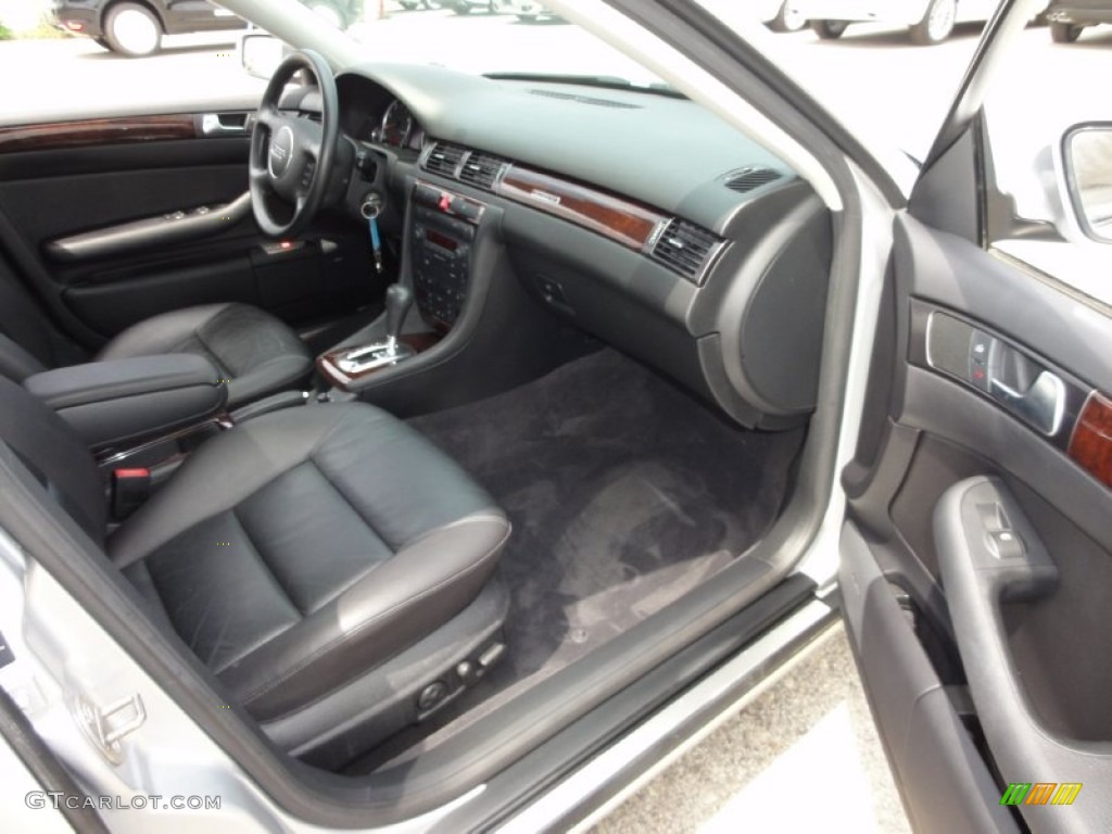 Ebony Interior 2004 Audi A6 2.7T quattro Sedan Photo #52133641