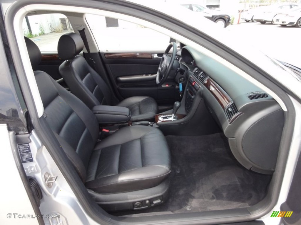 Ebony Interior 2004 Audi A6 2.7T quattro Sedan Photo #52133668