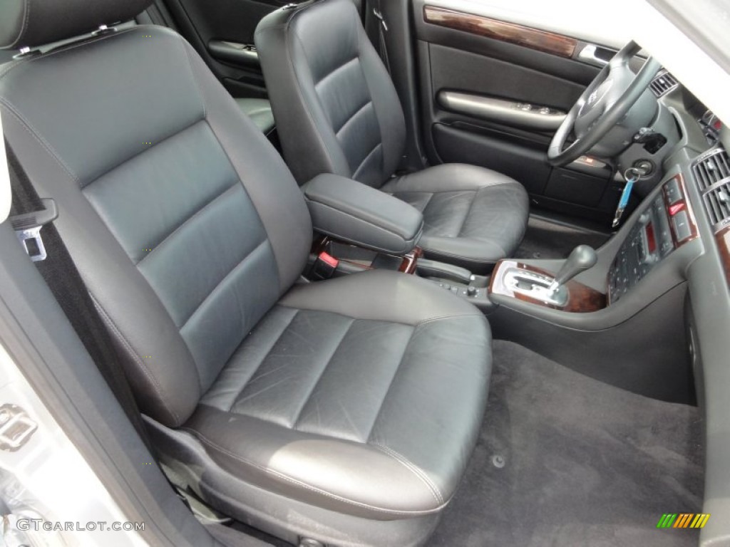 Ebony Interior 2004 Audi A6 2.7T quattro Sedan Photo #52133692