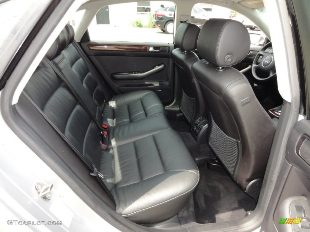 Ebony Interior 2004 Audi A6 2.7T quattro Sedan Photo #52133743