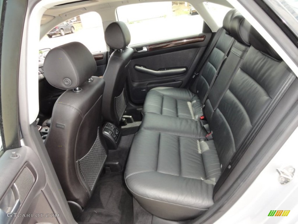 Ebony Interior 2004 Audi A6 2.7T quattro Sedan Photo #52133773