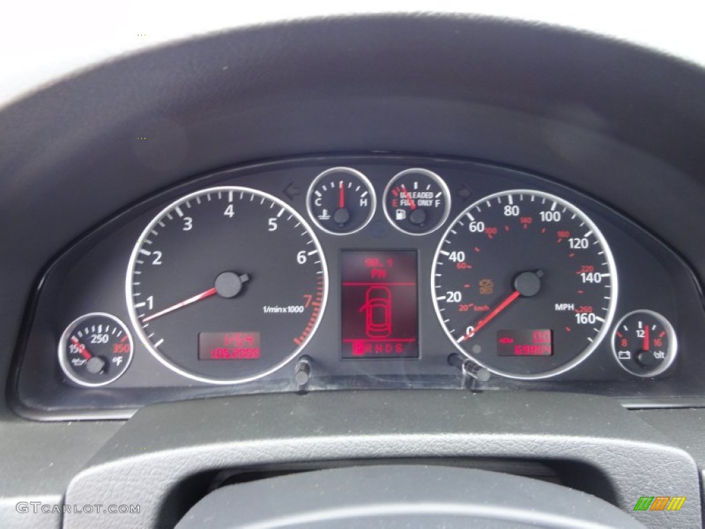 2004 Audi A6 2.7T quattro Sedan Gauges Photo #52134061