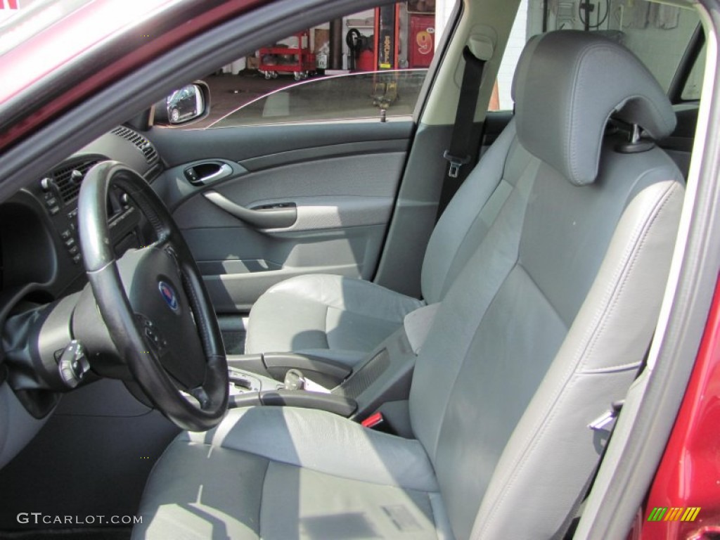 Charcoal Grey Interior 2003 Saab 9-3 Linear Sport Sedan Photo #52134616