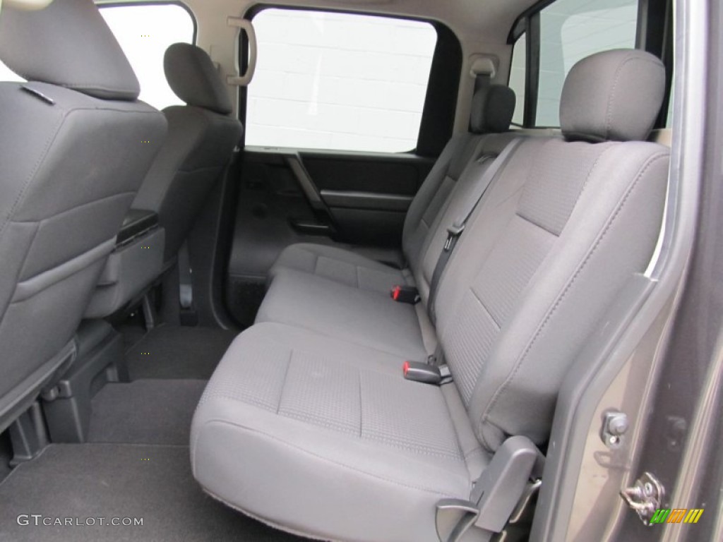 Charcoal Interior 2010 Nissan Titan SE Crew Cab 4x4 Photo #52135405