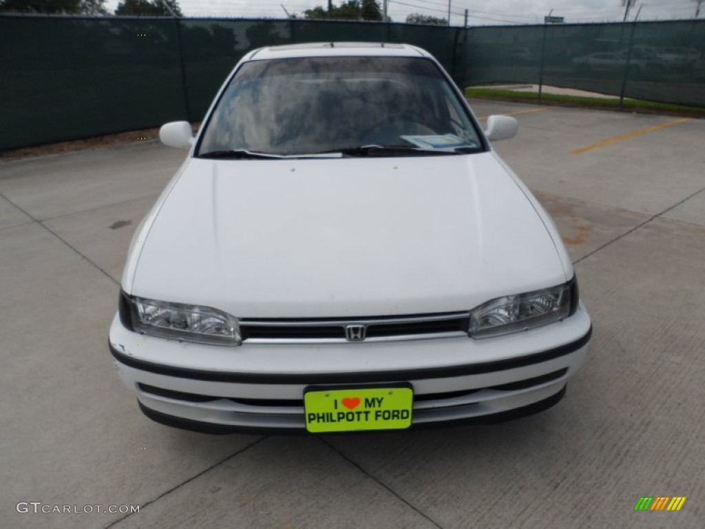 1992 Accord EX Sedan - Frost White / Gray photo #8